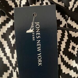 Black and white graphic design comfortable 100% polyester loose pants